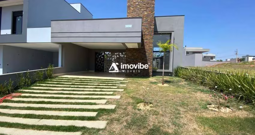 Casa em condomínio com 3 suítes, espaço gourmet e pergolado florido - nova odessa