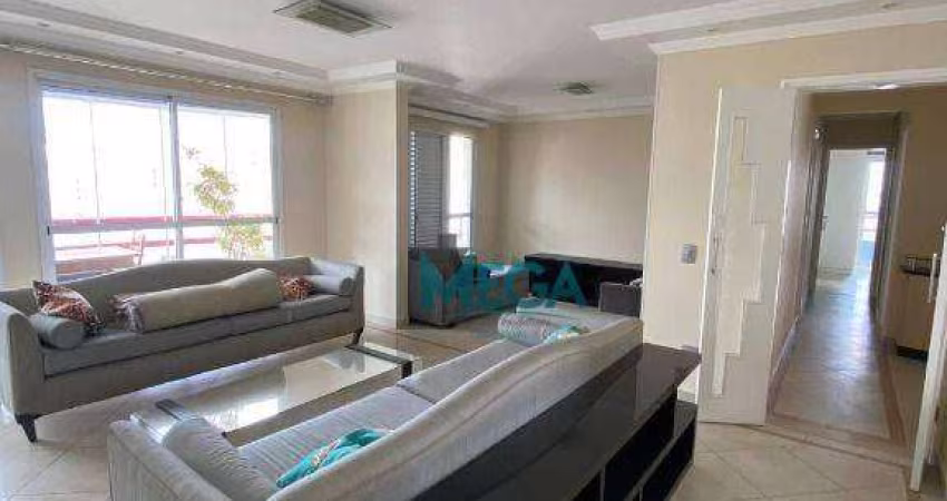 Apartamento com 3 suítes para alugar, 154 m² por R$ 8.260/mês - Vila Mascote - São Paulo/SP