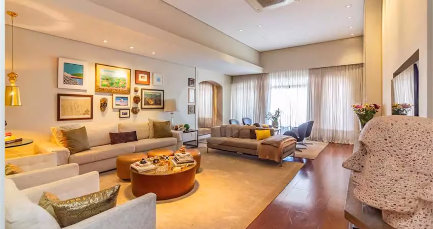 COBERTURA DUPLEX À VENDA COM ELEVADOR, JACUZZI, 5 QUARTOS E 4 VAGAS EM HIGIENÓPOLIS
