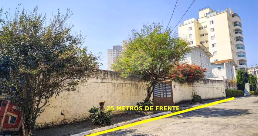 Terreno à Venda, 468,67m², 25m de frente - Mandaqui, São Paulo!!