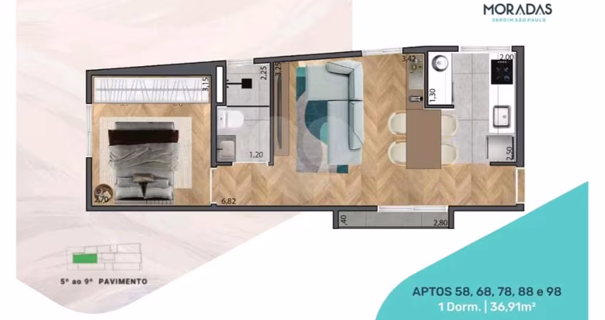 Apartamento com 2 quartos à venda em jardim são paulo(zona norte) - sp