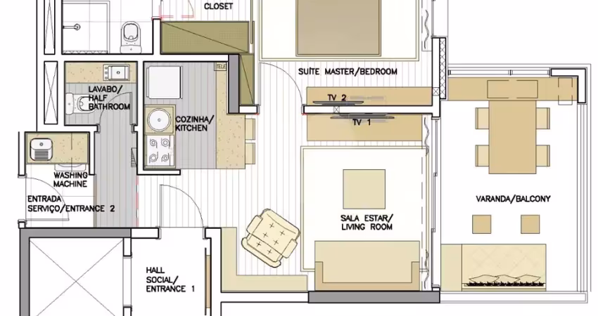 Apartamento Residencial A VENDA NO ITAIM BIBI