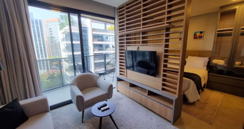 Apartamento Mobiliado com 1 dormitório, 1 vaga e 44 m² na Vila Olímpia