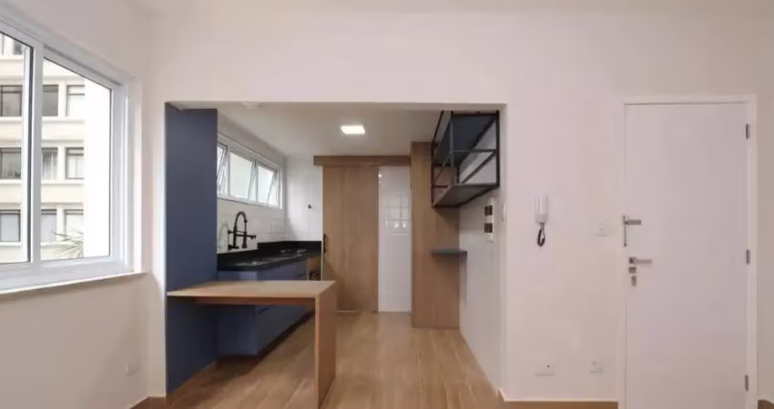 Apartamento para locação na paulista, 2 quartos e 1 vaga