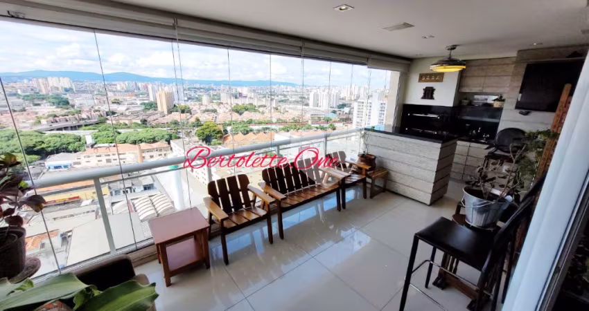 Apartamento para venda, 162m2, 3 quartos (3 suítes), 3 vagas, Sacada churrasqueira gourmet, Lapa