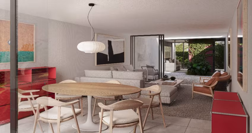 Sobrado novo à venda Vila Madalena, estilo contemporâneo, com 278 m², 3 suítes, próximo escolas da região