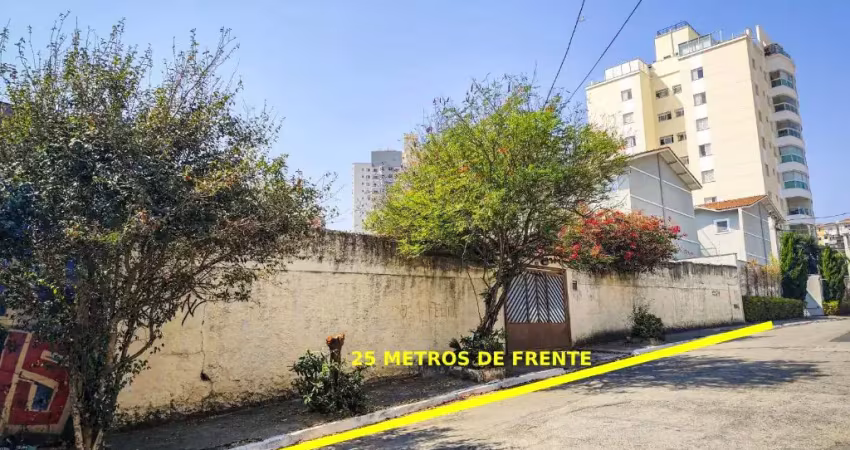 Terreno à venda, 468,67m², 25m de frente - mandaqui, são paulo!