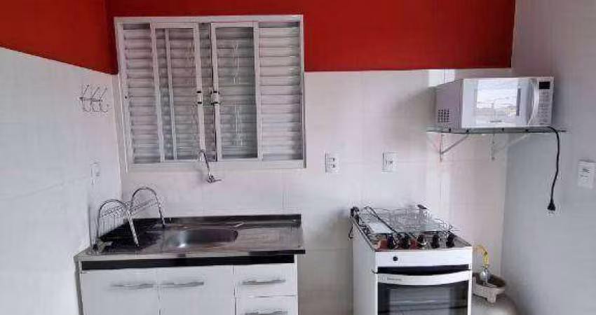 Kitnet com 1 dormitório para alugar, 30 m² por R$ 1.700,00/mês - Jardim Novo Campos Elíseos - Campinas/SP