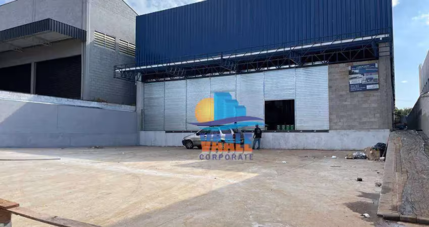 Galpão para alugar, 750 m² por r$ 20.000,00/mês - loteamento industrial veccon zeta - sumaré/sp