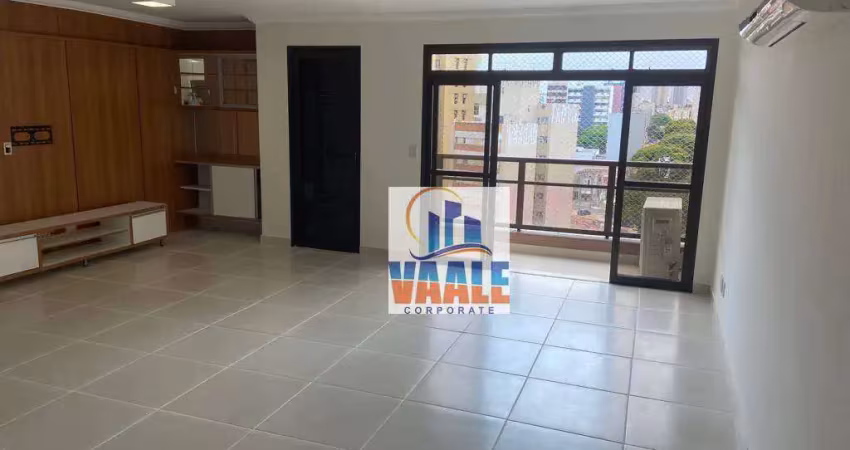 Apartamento com 3 dormitórios para alugar, 150 m² por r$ 7.441,00/mês - vila itapura - campinas/sp