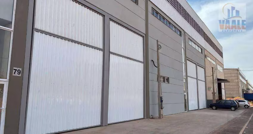 Galpão para alugar, 2000 m² por r$ 40.000,00/mês - loteamento adventista campineiro - hortolândia/sp