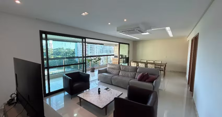 Apartamento de 130 m² com 3 suítes, varanda gourmet, alphaville 1