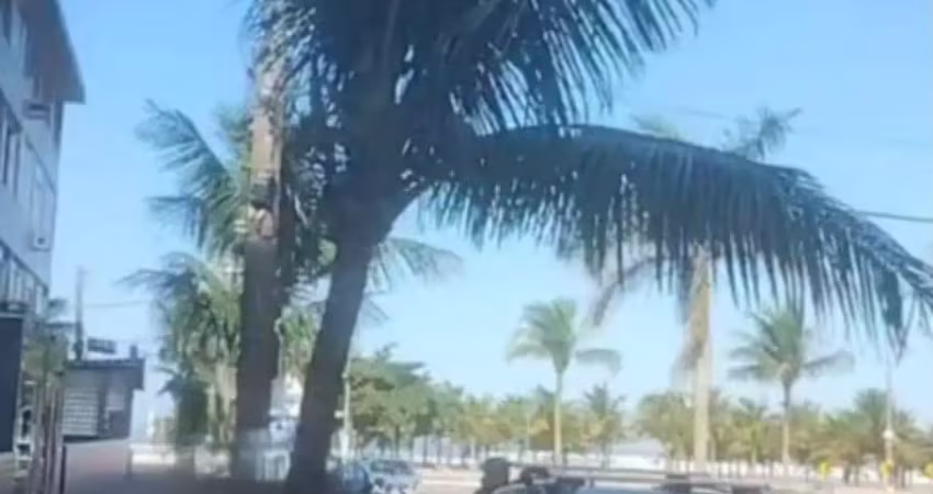 Kitnet mobiliada a poucos passos da praia no mirim, praia grande/sp