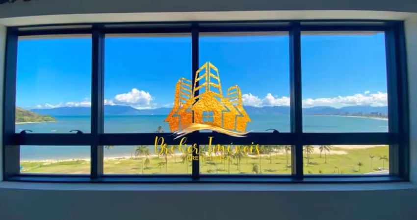 Sala comercial frente mar em andar alto no green office caraguatatuba