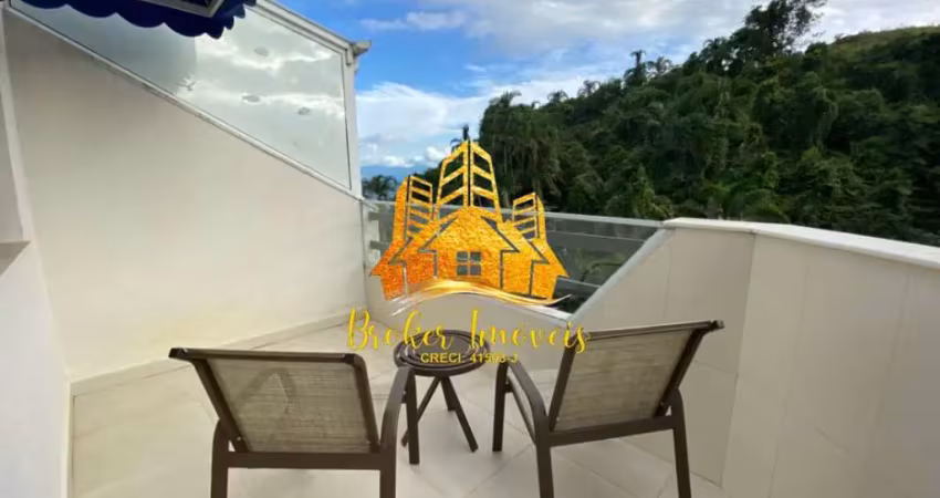 Lindíssima cobertura duplex na martim de sá, com vista para o mar prédio pé na areia