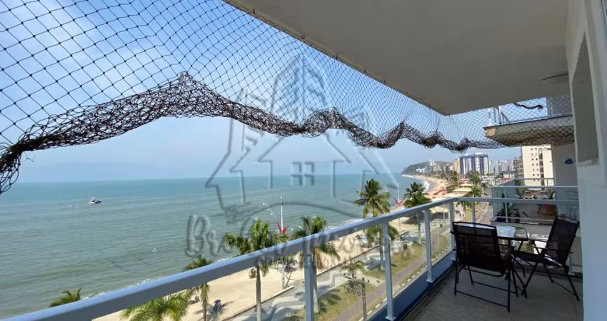Apartamento Frente ao Mar com a vista dos sonhos na Martim de Sá em Caraguatatuba- EDIFÍCIO ANTLANTIC TOWER
