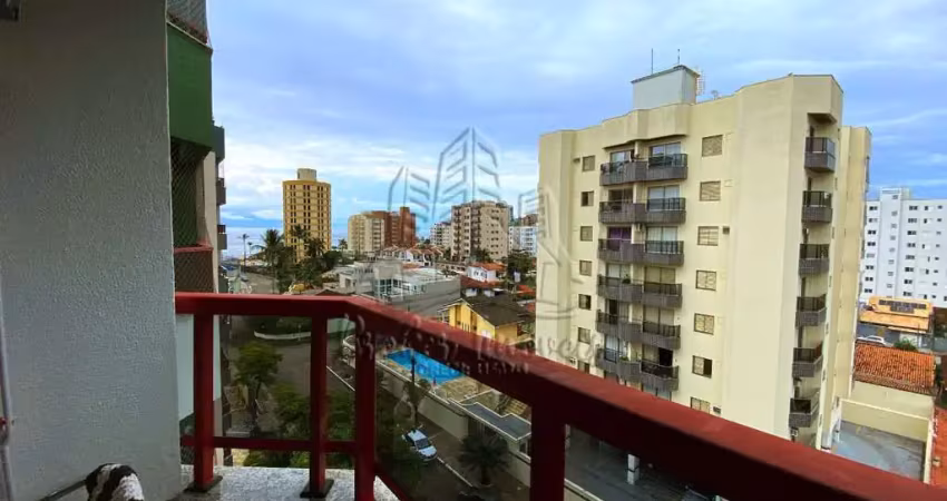 Lindo apartamento à 150 metros da praia martim de sá, com 3 dormitórios sendo 1 suíte com vista para o mar
