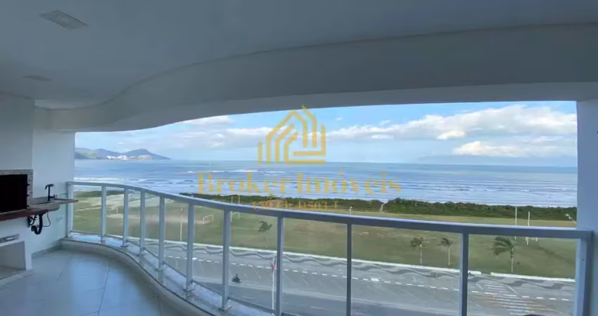 Apartamento lindíssimo com vista espetacular para o mar no edifício malbec no jardim aruan com varanda gourmet