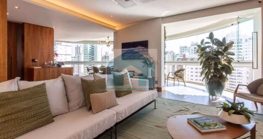 Apartamento Moema Indios, 3 suites, 4 vagas , 210m². Carregador de carro eletrico .