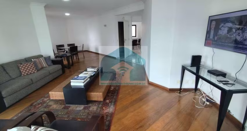 Apartamento Campo Belo, 4 dormitorios, 2 suites, 3 vagas, 165m³.
