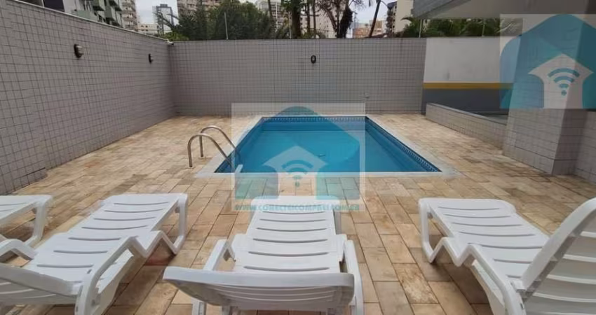 Apartamento - Residencial Gera 1Vila Tupi Praia Grande SP, com 2 quartos com sacadas,  1 suíte