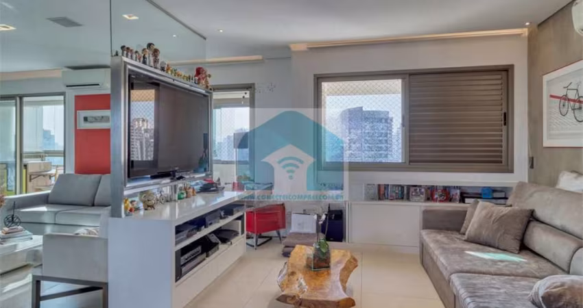 Apartamento Brooklin 3 suítes com varanda gourmet, 3 vagas + deposito com lazer 147 m²