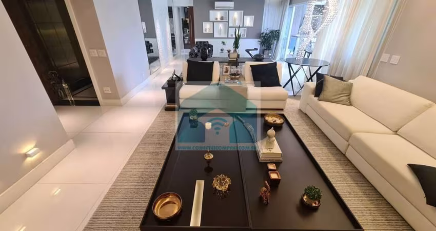 Apartamento Brooklin ,vende mobiliado  258m², 3 suítes, 4 vagas, lazer de clube
