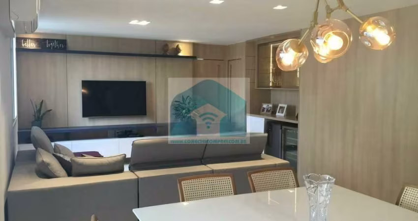 Apartamento Brooklin ,3 dormitórios, 2 suites ,3 vagas + deposito 125m².