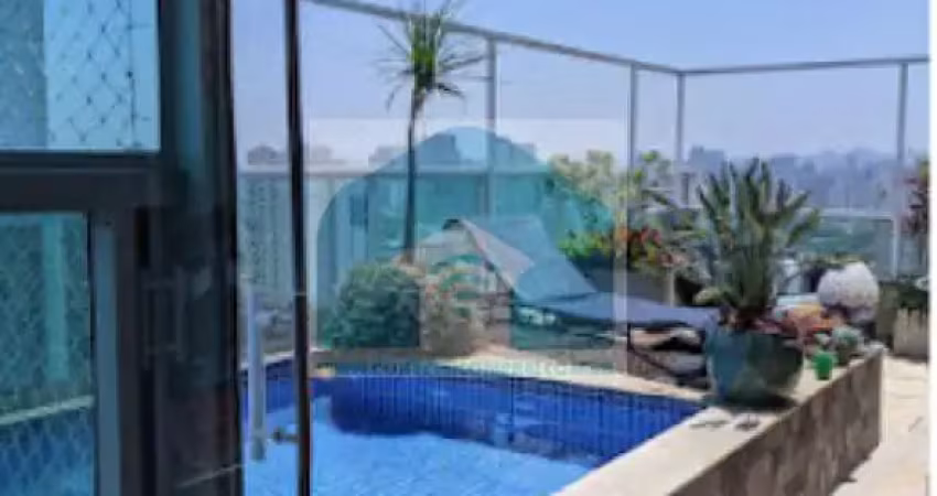 Cobertura Brooklin , 4 suites, 5 vagas, 300 m², com piscina .