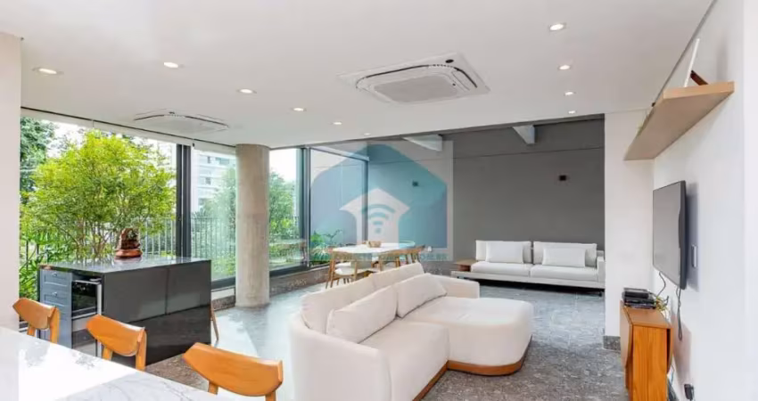 Apartamento garden a venda brooklin 2 suítes 2 vagas 165m²