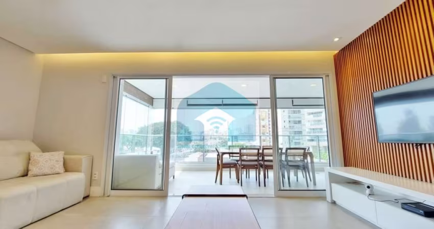 Apartamento Brooklin, 132m², 3 suites, 2 vagas.