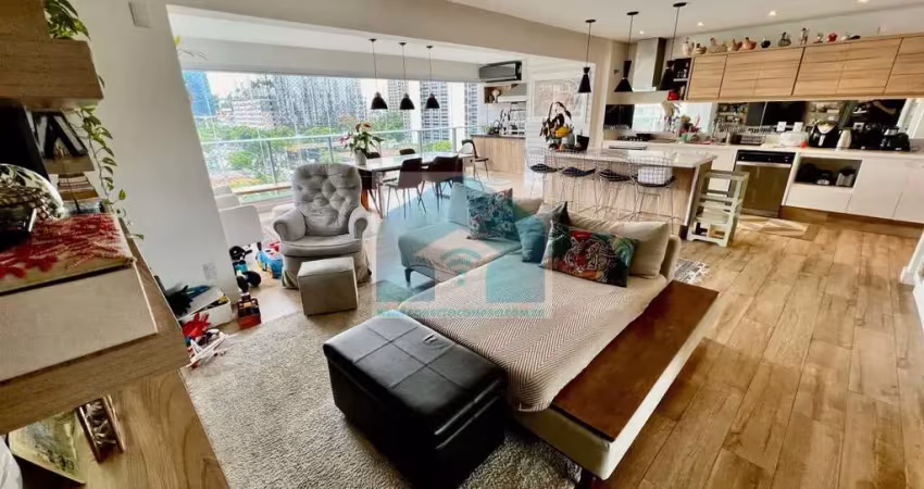 Apartamento brooklin ,132m², 3 suítes varanda gourmet +escritório , 2 vagas, com lazer .