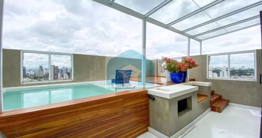 Cobertura Chácara Santo Antônio ,2 suítes, 4 vagas, 198m², com piscina!