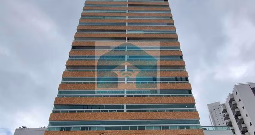 Apartamento na Vila Guilhermina, Praia Grande SP, com 3 dormitórios, 3 suítes.