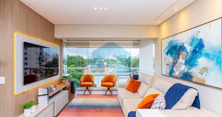 Apartamento no campo belo 98 m²- 3 quartos (sendo 2 suítes) -  2 vagas