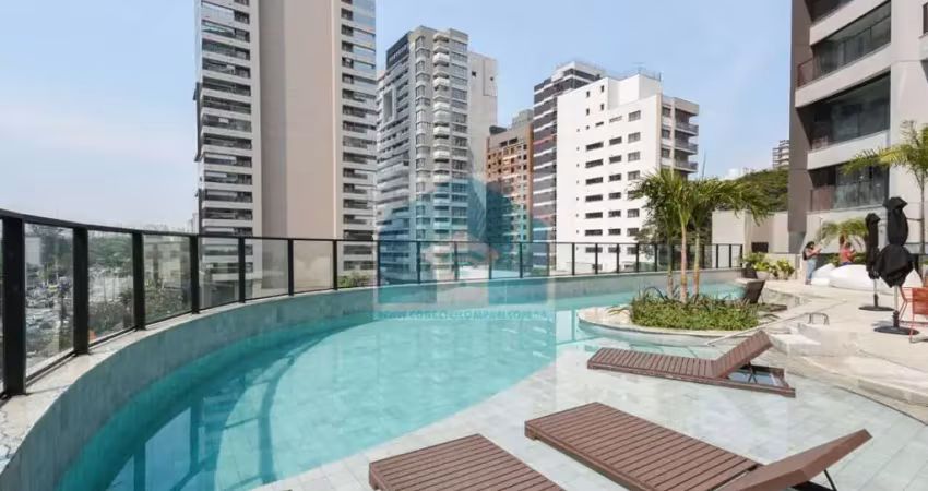 Apartamento Moema com 1 Quarto e 2 banheiros à Venda, 64 m²