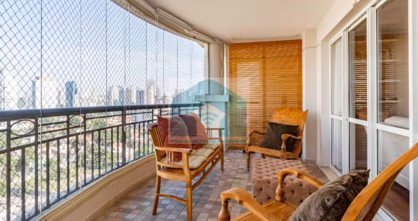 Apartamento no Brooklin 200m²- 4 quartos (sendo 3 suíte) -  4 vagas