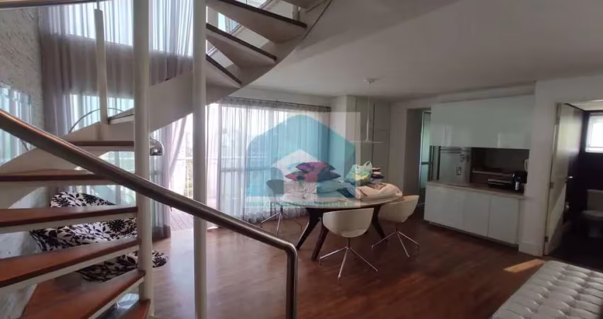 Apartamento duplex vila nova conceição  com 1 suite na  lazer, 2 vaga, 104m²