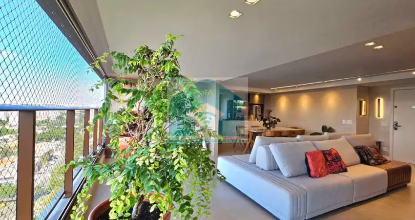 Apartamento campo belo - maravilhoso - três suítes - varanda gpurmet - 147 m² úteis