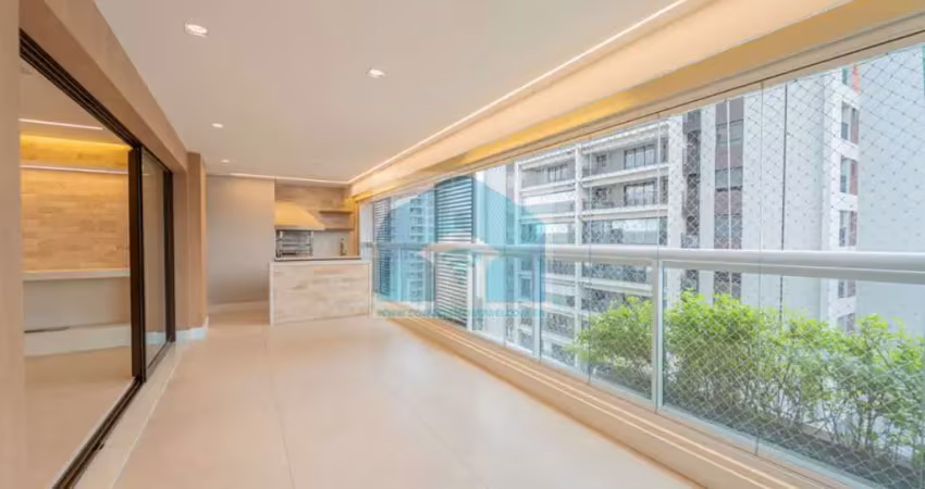 Apartamento  Jardim das Acácias/ Brooklin 139m²- 3 suíte -  2 vagas Varanda Gourmet