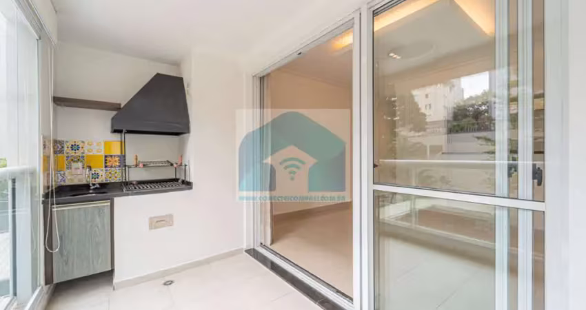 Apartamento brooklin 2 quartos e 1 banheiros à venda, 70 m² varanda gourmet