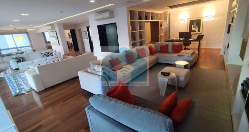 Apartamento campo belo, 346m² , aceita permuta , 3 suites e 5 vagas sendo uma box.