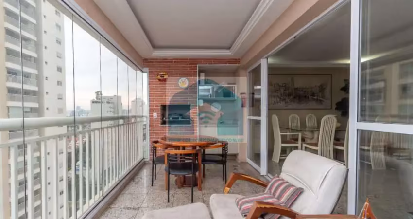 Apartamento no campo belo 123m²- 3 quartos (sendo 2 suíte) - 2 vagas varanda gourmet