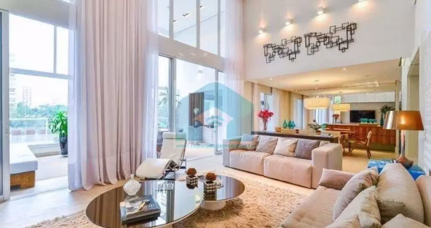 Apartamento campo belo, 4 suítes com pé direito alto na sala,4 vagas 293 m²