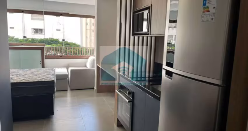 Apartamento campo belo,25m ² úteis - varanda gourmet