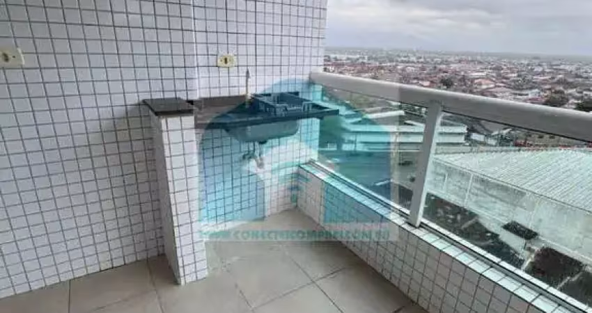 Apartamento no bairro ocian praia grande sp, com 2 dormitórios, 1 suíte.