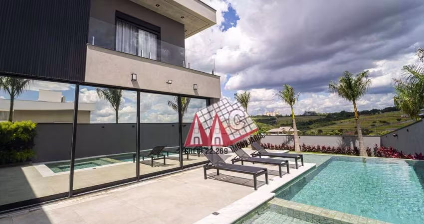 Sobrado alto padrão com 4 suítes, closet, cinema à venda, 560 m² por R$ 6.300.000 - Condomínio Residencial Saint Patrick - Sorocaba/SP