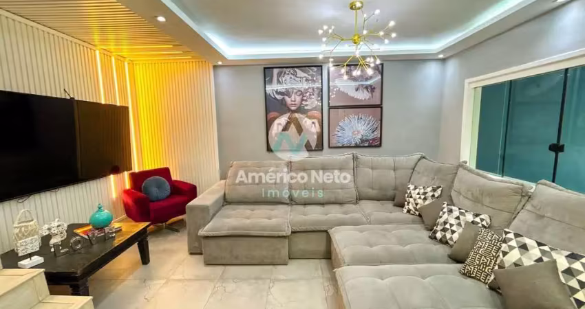 Sobrado com 3 dormitórios à venda, 200 m² por r$ 850.000,00 - vila aquilino - santo andré/sp