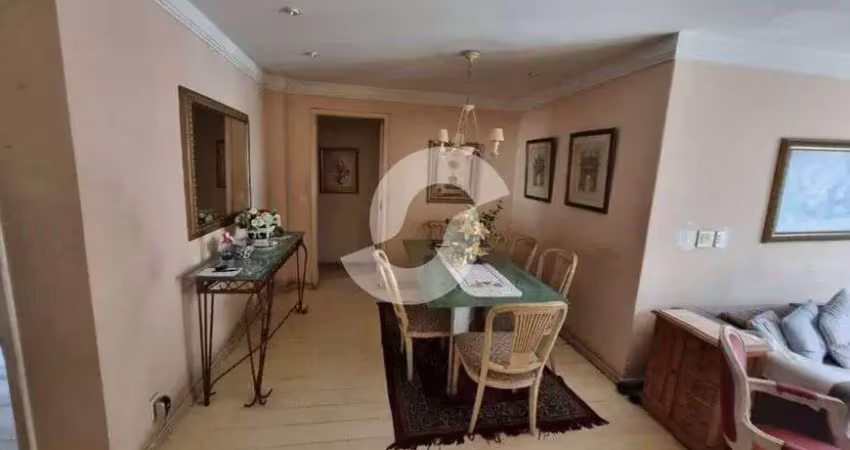 Apartamento para venda com 123 metros quadrados com 3 quartos em icaraí - niterói - rj