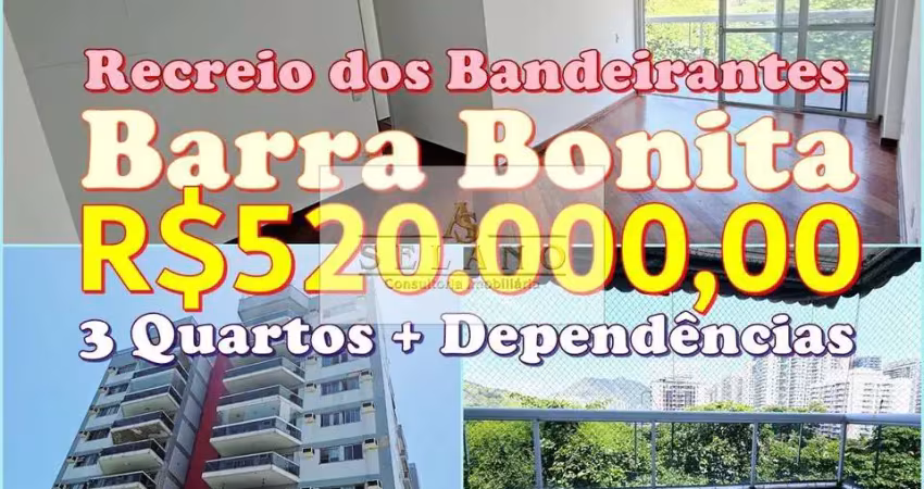 Condomínio edificio conde do recreio - apartamento 3 quartos à venda na barra bonita - recreio dos bandeirantes, rio de janeiro/rj